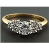 Image 1 : 1.42ct G Diamond 14K 2-Tone Gold Solitaire with Accent Engagement Ring - Size 9