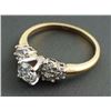 Image 3 : 1.42ct G Diamond 14K 2-Tone Gold Solitaire with Accent Engagement Ring - Size 9