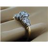 Image 4 : 1.42ct G Diamond 14K 2-Tone Gold Solitaire with Accent Engagement Ring - Size 9