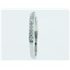 Image 4 : 0.25ct Channel Pavé Diamond Stackable 14K White Gold Band Ring - 6.5 RESIZABLE