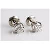 Image 1 : 1.00 ctw Brilliant Round Cut Diamond Stud Earring  G-H, I1-I2  14K White or Yellow Gold