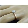 Image 3 : 0.59 ct EGL Round Brilliant G, VS2, Solitaire Ring 18K Rose Gold  RingSize US 6.5