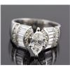 Image 1 : 2.05 ctw Diamond Engagement  Ring 14K White Gold G-H,  I1,  7.1 tgw |**Size:7