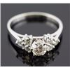 Image 1 : 1.01 ctw Diamond Engagement  Ring 14K White Gold I-J,  VS1  2.7 tgw|**Size:6.5
