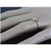 Image 3 : 14K Yellow Gold 0.13ct Round Diamond Snake Statement Band Ring - Size 6.5