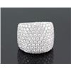 Image 1 : 5.31 ctw Multi Row Band 14K White Gold  9.38g
