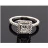 Image 2 : 1.20 ctw Diamond Engagement  Ring 14K White Gold F-G,  I1-I2,  4.2 tgw|**Size:7