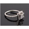Image 3 : 1.20 ctw Diamond Engagement  Ring 14K White Gold F-G,  I1-I2,  4.2 tgw|**Size:7