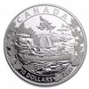 Image 1 : 2015 1|2 oz Silver $10 Canoe Across Canada (Serene Scene)