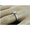 Image 2 : 1.06 ct EGL Round Brilliant G,SI1, Solitaire Ring 18K White Gold  RingSize US 6.5