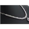 Image 4 : 10.70 ctw Ladies Diamond Pendant Necklace F, SI2-I1  18K White Gold