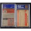 Image 2 : 1953 BOWMAN COLOR #22 PORTERFIELD PSA 7, 1953 TOPPS #83 POLLET PSA 6