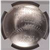 Image 3 : 2014 BASEBALL HALL OF FAME SILVER DOLLAR, NGC MS-69