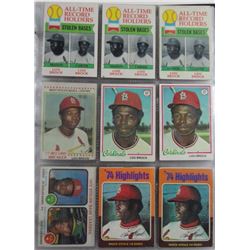 1970's & 80's STAR CARD LOT- BASEBALL & FOOTBALL, MOSTLY EM or BETTER (160 Cds)