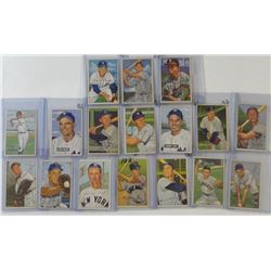 1951 & 1952 BOWMAN LOT (17 Cards) MOSTLY EX or BETTER
