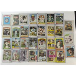 1970's STAR CARD LOT (31 cds) MOLITOR ROOKIE, AARON, ROSE, SCHMIDT, RYAN, MAYS