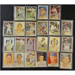 1957 TOPPS CHICAGO CUB TEAM LOT (22 CARDS) BAKER