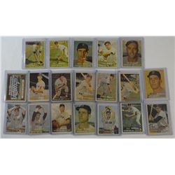 1957 TOPPS BOSTON RED SOX TEAM LOT (19 CARDS) JIM PIERSALL