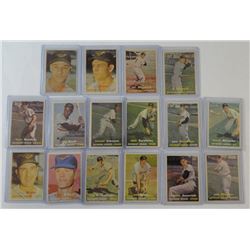 1957 TOPPS BALTIMORE ORIOLES TEAM LOT (16 CARDS)