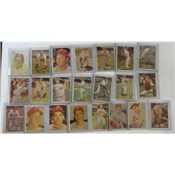 1957 TOPPS PHILADELPHIA TEAM LOT (22 CARDS) Richie Ashburn