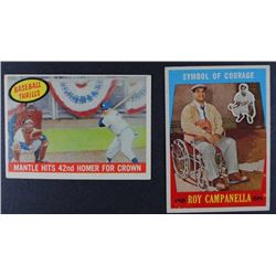 1959 TOPPS CAMPANELLA & MANTLE