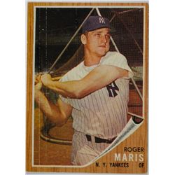 1962 TOPPS #1 ROGER MARIS VGEX