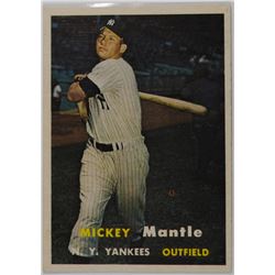 1957 Topps #95 Mickey Mantle