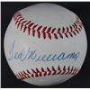Image 1 : TED WILLIAMS AUTOGRAPHED BASEBALL - JSA STICKER on BALL - VERIFIED