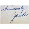 Image 2 : JACKIE ROBINSON SIGNED PSA/DNA CERTIFIED LETTER