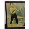 Image 2 : VINTAGE BOXING PHOTOS - (2) 10x15 FRAMED AS ONE- JAKE KILRAIN & JOHN L SULLIVAN