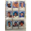 Image 1 : 1987 KRAFT HOME PLATE HEROES COMPLETE SET -  PLUS 91 EXTRA TWO-CARD UNCUT PANELS