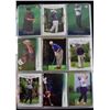 Image 2 : APPROX 290 GOLF CARDS - SP AUTHENTIC & UPPER DECK - IN SHEET / ALBUM- GREAT MIX