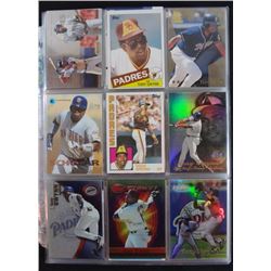 OVER 300 TONY GWYNN CARDS - PREMIUM BRANDS,  ODD INSERTS, NICE CONDITION