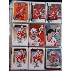418 RED WINGS CARDS - BOB PROBERT, DARREN McCARTY, KRIS DRAPER, BRENDAN SHANAHAN