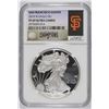 Image 1 : 2014 Proof Silver Eagle NGC PF69 Ultra Cameo San Francisco Giants World Series