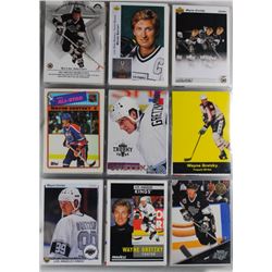 BINDER of WAYNE GRETZKY CARDS (APPROX 500) HOCKEY'S SUPER STAR! NICE MIX