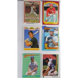 BASEBALL STAR CARD COLLECTION - 300+ ALL BIG NAMES, MOSTLY 1980's - GREAT MIX