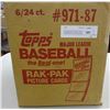 Image 1 : 1987 Topps Baseball Unopened Rack Pack Case w/ 6 Boxes per Case, 24 Packs /Box