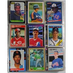 OVER 300 BASEBALL STAR CARDS - McGWIRE, BONDS, GLAVINE ALOMAR, SMOLTZ,