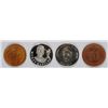Image 1 : 4 - .999 SILVER ROUNDS - MANTLE, RUTH, WILLIAMS, MARIS - TOTAL ( 4 ozt) SILVER