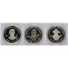 Image 2 : 3 - .999 SILVER ROUNDS - FATHERS of BASEBALL - SPALDING, CARTWRIGHT & CHADWICK