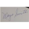 Image 2 : MAYO SMITH SIGNED AUTOGRAPHED 3X5 INDEX CARD - SGC AUTHENTIC