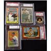 Image 1 : DETROIT TIGERS VINTAGE CARD LOT - ALL GRADED - 1951 BOWMAN WERTZ BVG 7, 1955