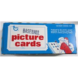 1981 TOPPS BASEBALL UNOPENED VENDING BOX, FRESH 100% UNSEARCHED (500 Cards)