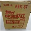 Image 3 : 1987 Topps Baseball Unopened Rack Pack Case w/ 6 Boxes per Case, 24 Packs /Box