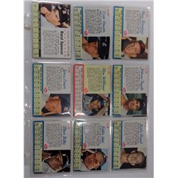 15 - POST BASEBALL CARDS, 1961-1962-1963 - LIGHT WEAR-NO CREASES - NICE