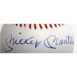 MICKEY MANTLE SIGNED OFFICIAL AMERICAN LEAGUE BASEBALL