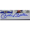 Image 2 : MICKEY MANTLE & WHITEY FORD AUTOGRAPHED 5x9 COLOR PHOTO MATTED / COA by MFP