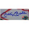 Image 2 : MICKEY MANTLE AUTOGRAPHED 4x6 COLOR PHOTO MATTED & FRAMED 11x13 - COA by TTA