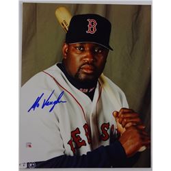 3 - AUTOGRAPHED 8x10 - MO VAUGHN, BILL MONBOUQUETTE & JUSTINE UPTON